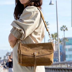 Rebecca Minkoff Suede Darren Shoulder Bag
